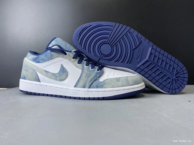 Rep Air 1 Jordan Washed CZ8455-100 Denim Low 0715